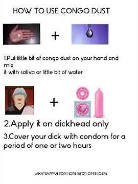 HOW TO USE CONGO DUST