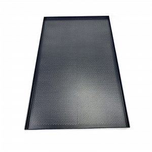 [Hot Item] Customized Nonstick Perforated Aluminum Sheet Pan Baking Tray Cookie Plate 600*800 mm