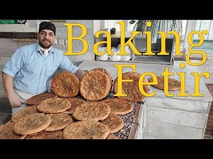 How to Make Authentic Iranian Fetir - A Delicious Flatbread You Need to Try! | #bakingbread #bread