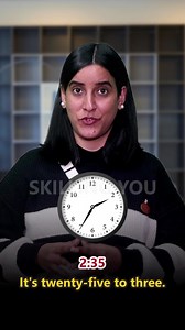 23 reactions | "Do you have trouble telling time in English most of...