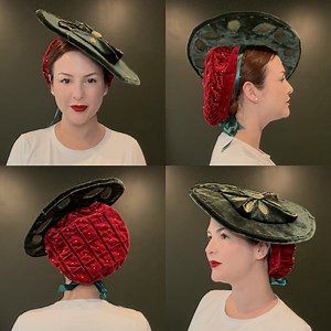 Strawberry Caul & Leaf Flat Cap - Pattern - Etsy