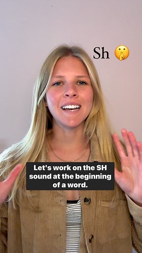 ❗️ Learn how to make the sh sound in English! 💭 The sh sound is made by putting the teeth together and bringing the corners of the lips towards the middle, so the lips pucker like a kiss. The middle of the tongue comes up only slightly and barely touches the corners of the top teeth without touching the roof of the mouth. The front of the tongue dips down a tiny bit, but does not touch anything else in the mouth. The /sh/ sound is an unvoiced sound, which means what we hear when we make the sou