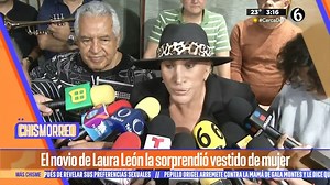 4.7K views · 46 reactions | El novio de Laura León la sorprendió vestido de mujer |  #Chismorreo | Chismorreo | Facebook