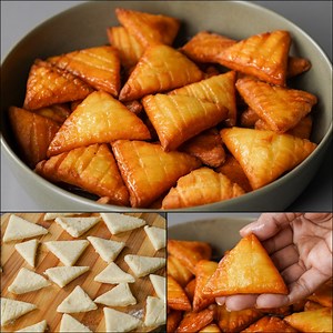 104K views · 1.4K reactions | Flour Sweet Snacks Recipe | Milk & Flour Sweet Snacks | Easy Sweet Snacks Recipe | N'Oven - Cake & Cookies | Facebook