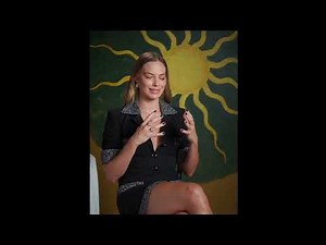 Margot Robbie Crossed Legs Interview