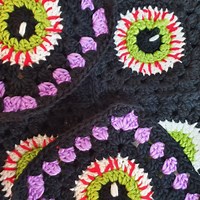 Halloween Granny Square: Free Crochet Pattern and Tutorial — Just The Worsted | Modern Crochet Patterns | Free Tunisian Crochet and Crochet Patterns