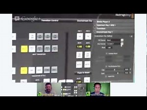ATEM Television Studio in Action Using Google+ Hangouts on Air