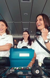 Captain Kate McCue | Oh, Hail, yes! Doing a little drive by in the Old Bahama channel & getting a nice shoutout from the neighbors! Congratulations for... | Instagram