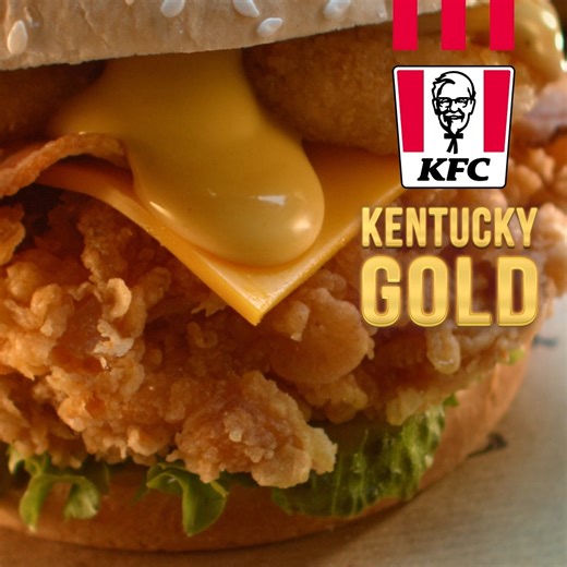 Ove jeseni KFC donosi jedinstvene KENTUCKY GOLD ukuse 🔥 Isprobaj omiljene burgere i wrapove u Kentucky Gold verzijama 🡪 Zinger, Twister, Tostada uz dobro poznate Kentucky Gold Grander i Wrapper. Poseti najbliži KFC restoran ili poruči putem kfc.rs ili KFC Srbija aplikacije 😉 | KFC