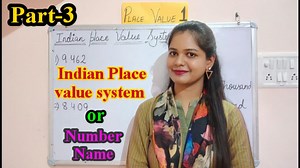 Indian place value system, number name | Masti ki Pathshala