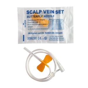 [Hot Item] Safety Disposable IV Butterfly Scalp Vein Winged Infusion Set