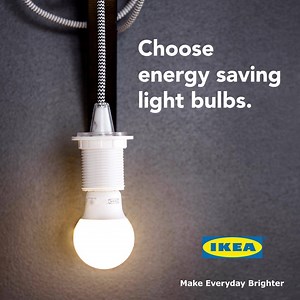 Light up your life with these LED bulbs that consume 85% less energy than incandescent bulbs. Find more ways to save here: bit.ly/MakeRoomForBetterHabits #MakeEverydayBrighter #EarthDay | IKEA