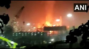 Assam | A major fire broke out at Numaligarh Refinery Limited (NRL) in Golaghat district earlier in the evening. Following the incident, the personnel of the fire & safety department of NRL and fire tenders rushed to the spot. VC - ANI #MassiveFire #Assam #News #TimesNow #TimesNowNews | TIMES NOW