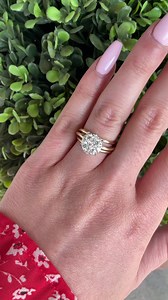 Anniversary ring statement ❤️ —beautiful two toned .93cttw diamond ring SALE $2725 (retail $3925) #happyanniversary #diamonds #shoplocal #sparkle #satterfieldanddempsey | Satterfield & Dempsey Jewelers