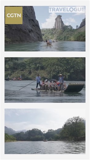 3.9K views | Explore the Wuyi Mountains – a renowned UNESCO World Heritage site in Fujian – by floating down the Nine Bend River on a bamboo raft, sipping Dahongpao tea and taking in the diverse landscapes, waterfalls and wildlife. #ChinaUpClose #Fujian #foryou #Delicacy #Yum | China Plus Culture | Facebook