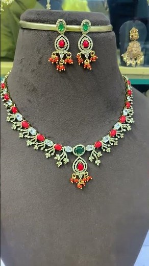 #jewelry Hot 🔥 Selling Victoria With Coral Neck Set 🔥...1650+$...my group link 👇👇👇