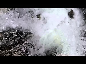 Watch lake disappear down a massive natural 'plug hole'