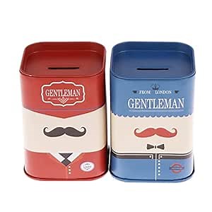 TEONEI Razor Blades Disposal Case,Stainless Steel Razor Bank Container Barber Shop Storage Container,2Pcs