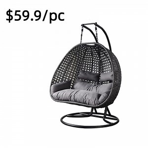 [Hot Item] Ergonomic Outdoor Hanging Egg Patio Rattan Garden Wicker Swing Chair