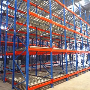 [Hot Item] Warehouse Storage Fifo Racking for Gravity Pallet Live