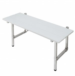 [Hot Item] Ada Compliant Wall-Mounted Folding Shower Seat with Steel Frame