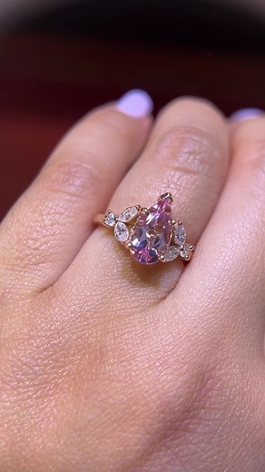 For the women who love pink 🌸❤ Can we take a moment for this gorgeous gemstone 😍 This morganite ring is all blush elegance. It's subtle and soft. Such a beautiful gem to add to your collection. 🥰 🏷 #diamondring #jewelry #jewelrydesigner #jewelryaddict #jewelrydesign #jewelrygram #jewelrylover #instajewelry #jewelryoftheday #gemstonejewelry #goldjewelry #uniquejewelry #gemstonering #diamondengagementring #jewelrygoals #gemstonerings #jewelryobsessed #jewelrybusiness #jewelrybrand #jewelryinsp