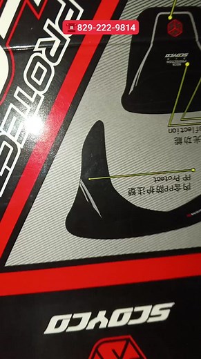 1.2K views · 11 reactions | Protector scoyco cuello parte atrás disponible para más información ☎️ 829-222-9814 | 4K Racing | Facebook