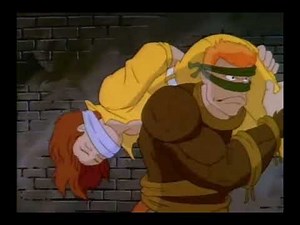 April O'neil tied up gagged and kidnapped by rat king part 1