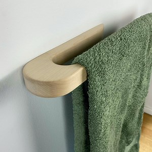 Handmade Maple Wood Towel Rack: Minimalist Scandinavian Bathroom Decor - Etsy Canada