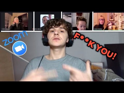 ZOOM BOMBING RANDOM MEETS FOR THE FIRST TIME!!!