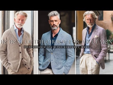 20 Comfortable Outfit Ideas Older Men Choose Every Day | Older Men’s fashion