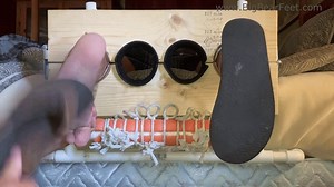 Flip Flop Falaka - tickling and bastinado punishment to big wide feet | Clips4sale