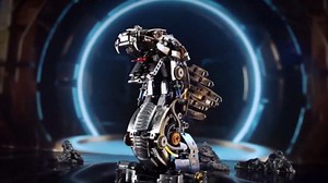 Myth Qholve Mechanical Cobra Building Block Toy Hand-Crank or Electric Powered Moving Snake Robot Model Kit with Movable Joints Engineering Construction Set for Adults Teens Collectible Display Model