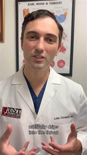 Is post nasal drip natural? Dr. Luke Donatelli explains post nasal drip, and when you should see an ENTA specialist. #Allergies #SinusCare #PostNasalDrip #ENTA | ENT & Allergy Associates