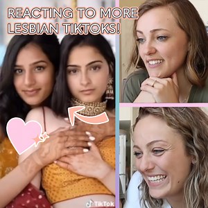 Lesbians react: Gay TikToks 😜 | Paige and Holly