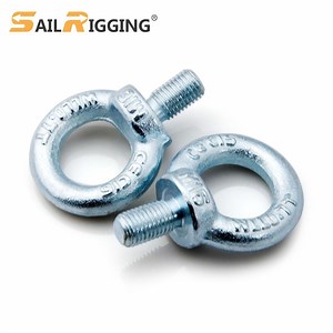 [Hot Item] DIN580 Galvanized Lifting Forged Eye Bolts Screw Ring Eyebolt