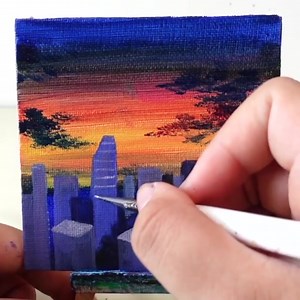 Easy Acrylic Painting Ideas / Acrylic painting for Beginners | Art Skills