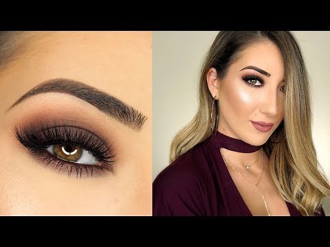 Burgundy Smokey Eye | Urban Decay Naked Heat Palette