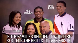 Villanova Basketball hero Kris Jenkins and the North Carolina Tar Heels' Nate Britt were rivals Monday night. They're also adoptive brothers. | SB Nation