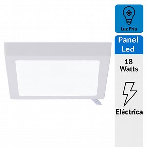 DAIRU Panel Led Sobrepuesto Cuadrado Blanco 18W Luz FrÃ­a | falabella.com