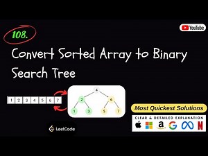 108. Convert Sorted Array to Binary Search Tree | Leetcode | Java