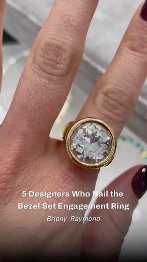 From vintage-inspired designs to bold gold rings, find the best bezel set ring for you from these designers and more at the link in bio. | Only Natural Diamonds