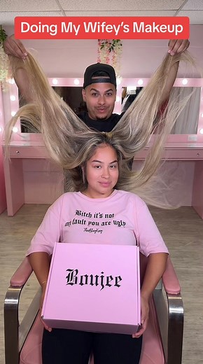 230K views · 8.2K reactions | Makeup on my wifePR Boxes are NOW AVAILABLE #makeup #beauty #beautytok #couple #couplegoals #grwm #makeupfyp #forupage #reelsviral #reels | Bernardo Macias | Facebook