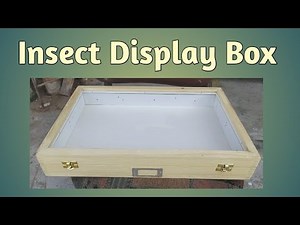 Insect Display Box - Insect Box - Entomology equipments- Entomology box - Insect display and storage