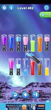 Water Sort – Color Puzzle Game – Level 402 | Color Puzzle Challenge