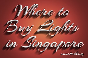 lighting fixtures singapore