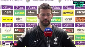 136K views · 10K reactions | An emotional Alisson Becker gives his reaction after scoring the winner for Liverpool ❤️  | Football Daily | Facebook