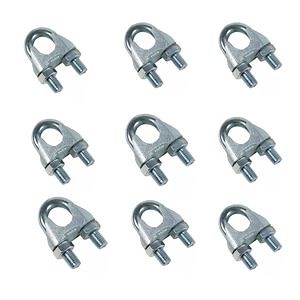 [Hot Item] DIN741 Wire Rope Clamps U Type U-Shaped 3mm Wire U Bolts Cable Saddle Fasteners for Fixing Steel Wire Ropes and Cables