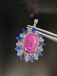 Natural Ruby Pendant | Sterling Silver 925 | July Birthstone | Spinel Jewelry | Gift for Her | Kyanite Pendant - Etsy Canada