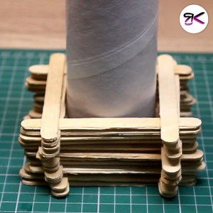 15K views · 147 reactions | Making A Lamp with Popsicle Sticks  #DIY #lamp #creative | RusticKraft | Facebook
